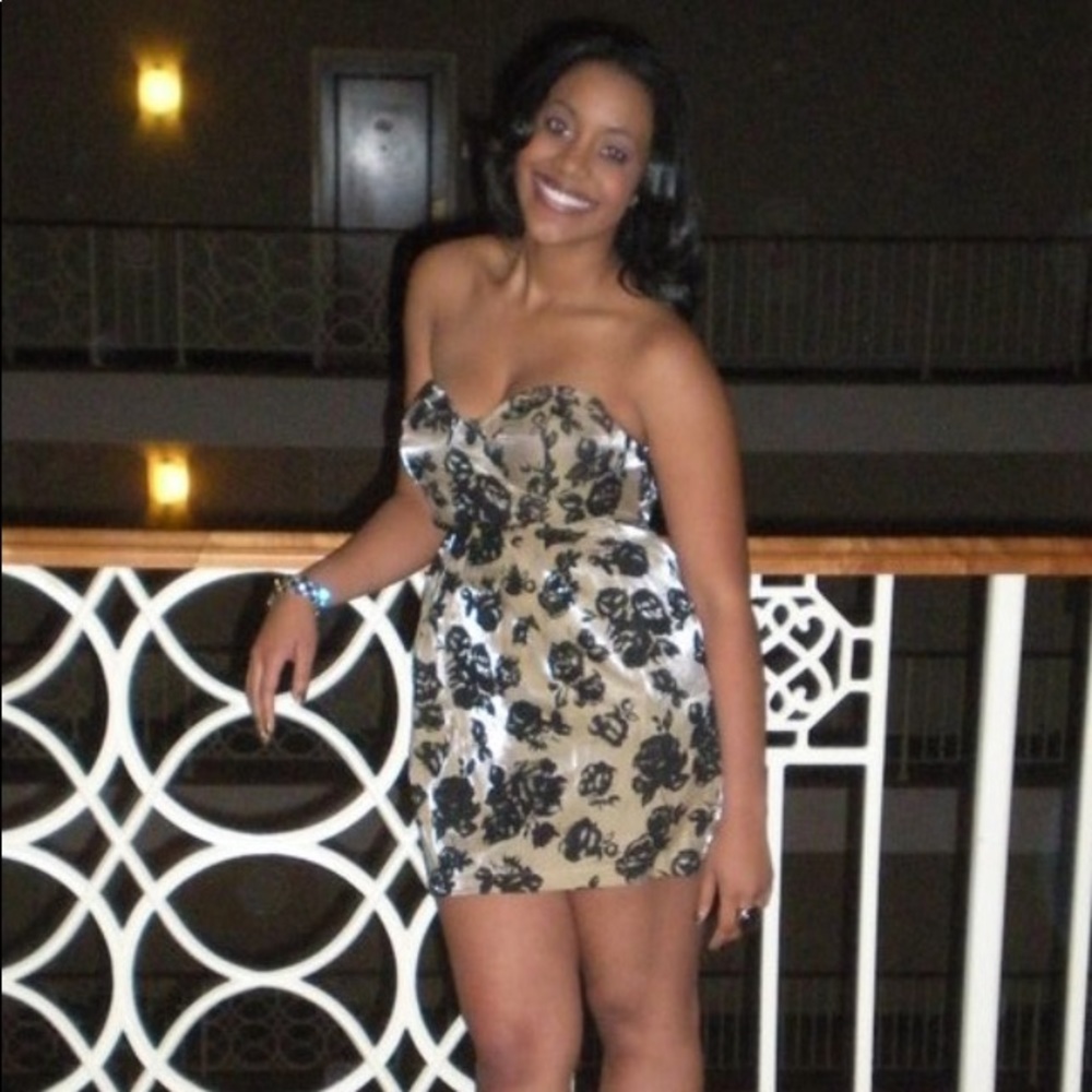 Floral Bustier Dress